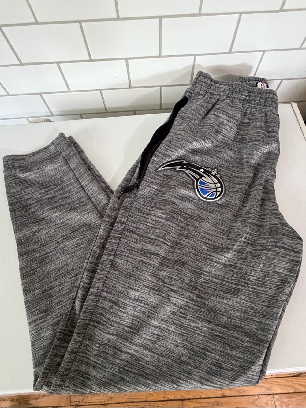 NBA Nike Gray Orlando Magic Logo Joggers